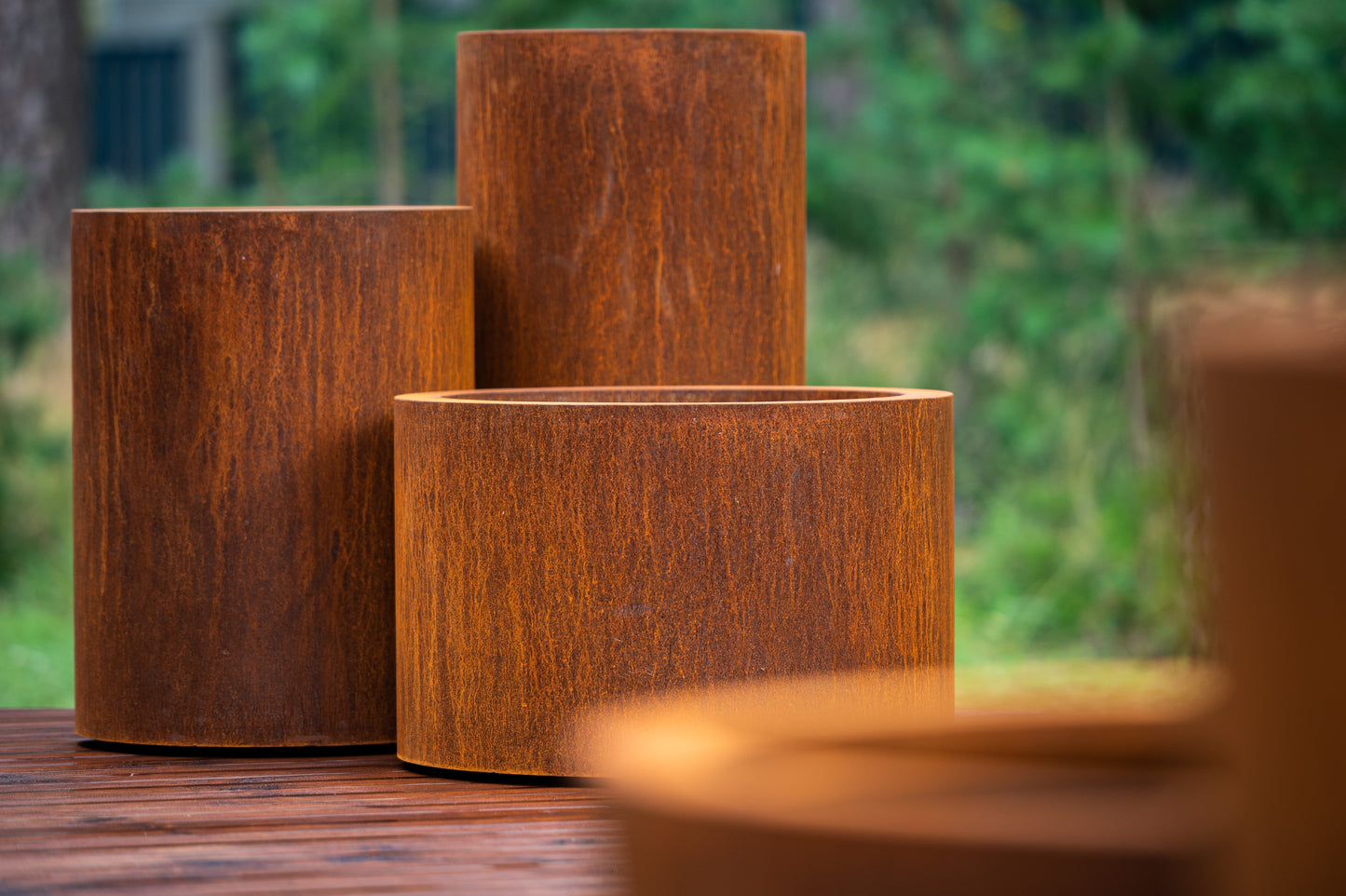 Cylindrical planters