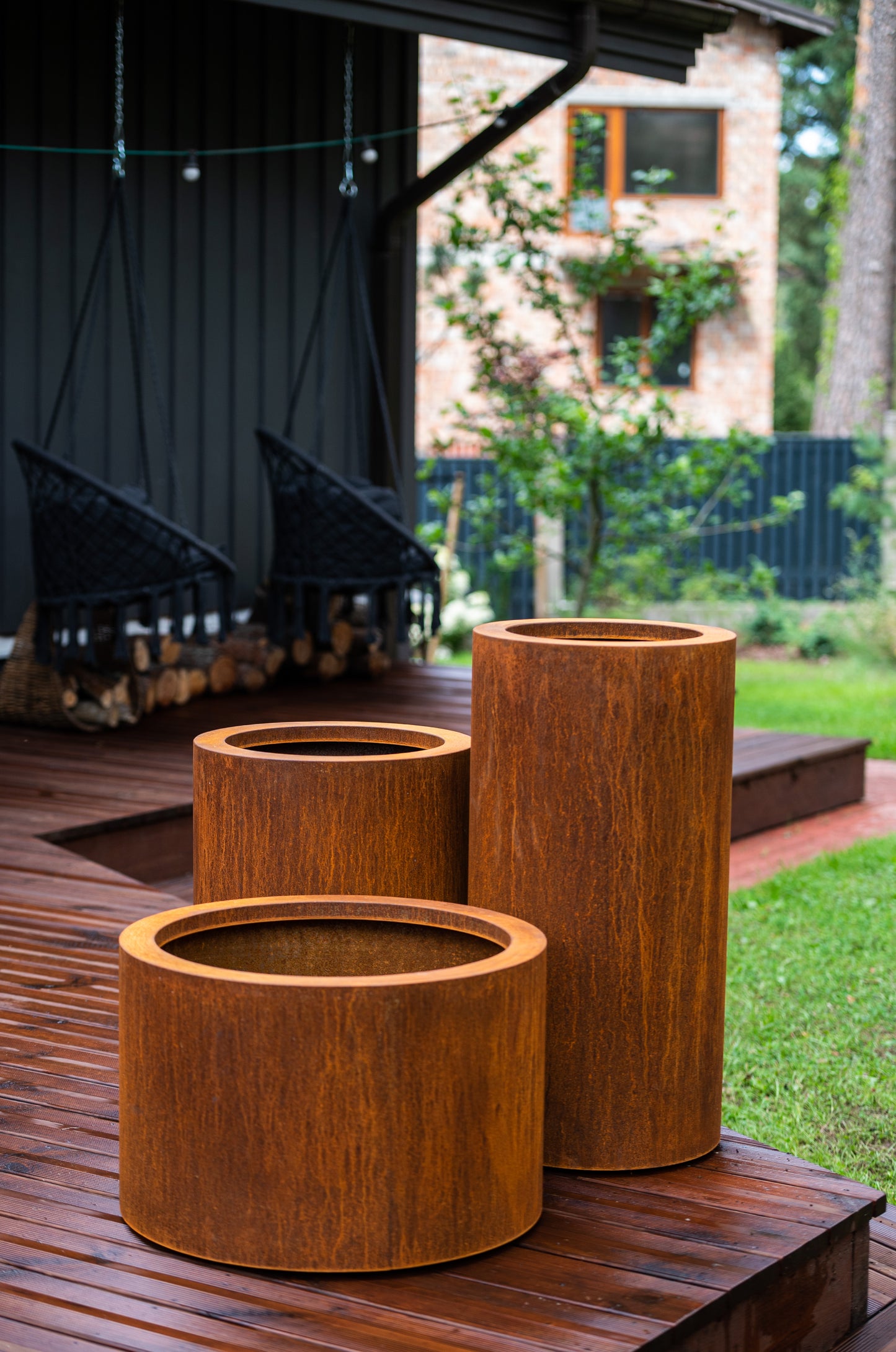 Cylindrical planters